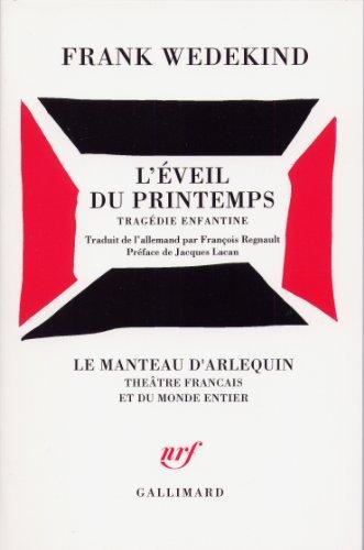 Frank Wedekind: L’Éveil du printemps (French language, 1983)