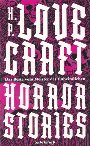 H.P. Lovecraft: Horror Stories (German language, 2015, Suhrkamp)