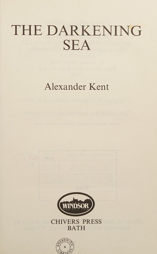 Douglas Reeman: The darkening sea. (1995, Chivers)