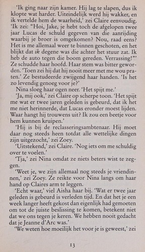 Katherine A. Applegate: Nina blijft zwijgen (Sweethearts) (Dutch language, 1997, Unieboek | Het Spectrum)