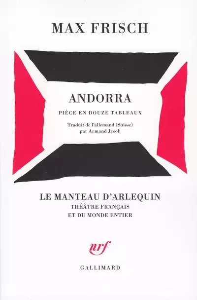 Max Frisch: Andorra (French language, 1982, Éditions Gallimard)