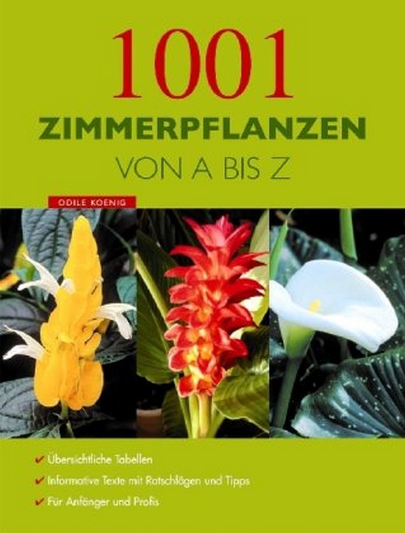 Koenig, Odile, Collen, Paul: 1001 Zimmerpflanzen von A - Z (Hardcover, Deutsch language, Parragon Books)