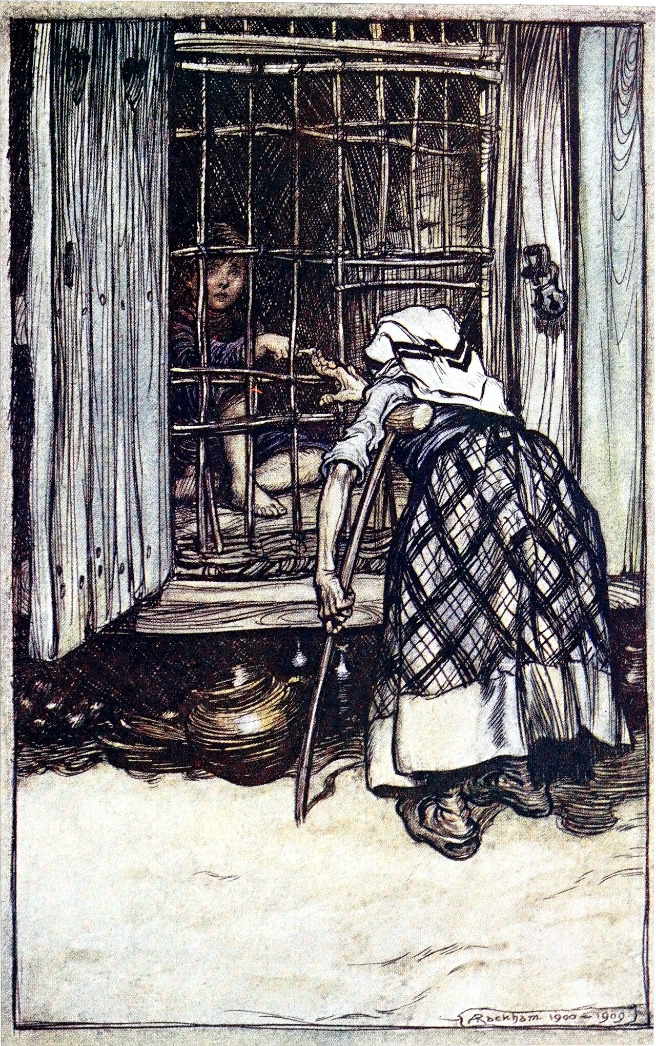 Brothers Grimm, Wilhelm Grimm, Jacob Grimm: Hansel and Grethel (1909, Doubleday)