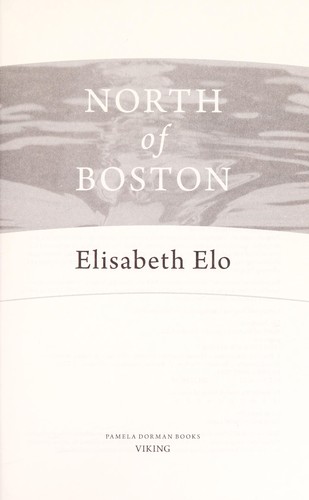 Elisabeth Elo: North of Boston (2014)