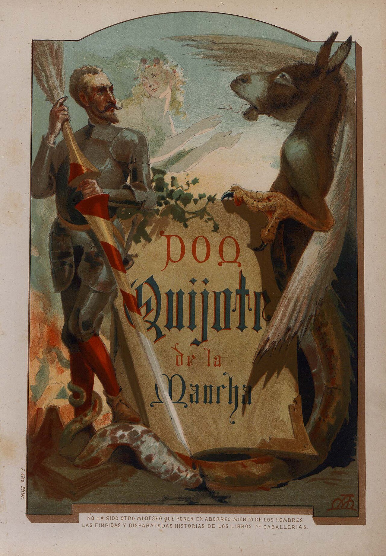 Miguel de Cervantes Saavedra: El ingenioso hidalgo D. Quijote de la Mancha (Spanish language, 1879)
