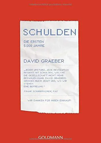 David Graeber: Schulden (German language, 2014)