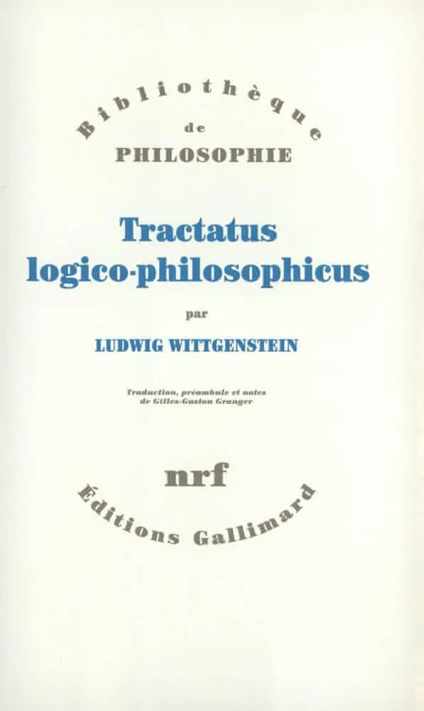 Ludwig Wittgenstein: Tractatus logico-philosophicus (French language, 1993, Éditions Gallimard)