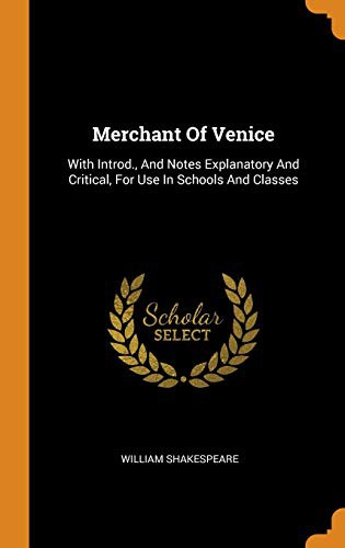 Merchant of Venice (Hardcover, Franklin Classics Trade Press)