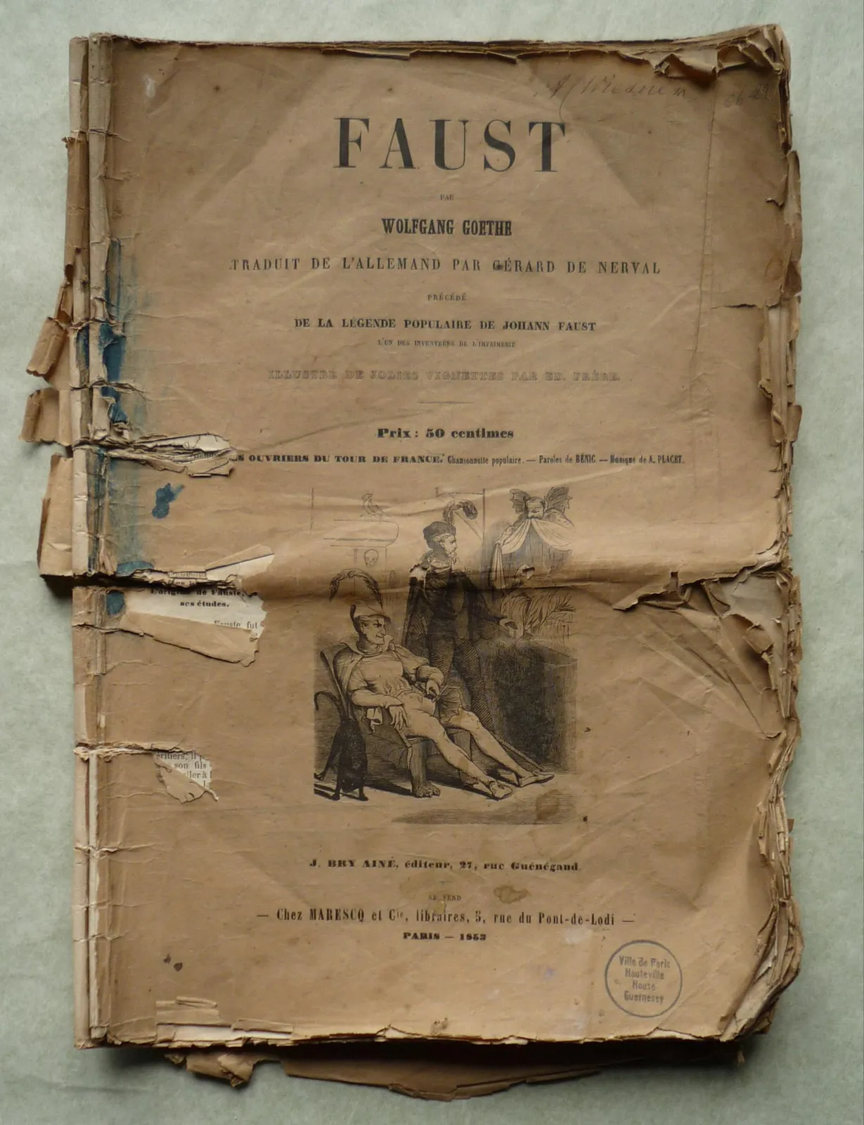 Johann Wolfgang von Goethe, Frederick Burwick, James C. McKusick: Faust traduit de l'allemand par Gérard de Nerval (French language, 1853)
