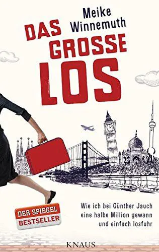 Meike Winnemuth: Das große Los (German language, 2013, Albrecht Knaus Verlag)