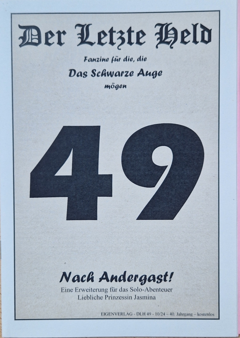 Andreas Michaelis: Der Letzte Held 49 (Paperback, Deutsch language)