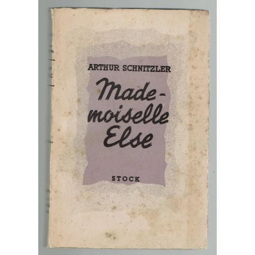 Arthur Schnitzler: Mademoiselle Else (French language, 1948, Stock)