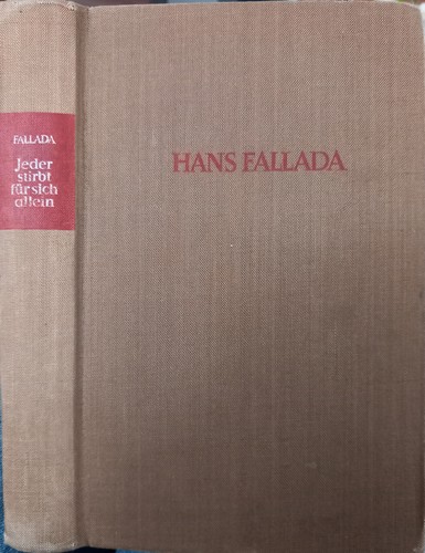 Hans Fallada: Jeder stirbt für sich allein (Hardcover, German language, 1956, Aufbau Verlag Berlin)