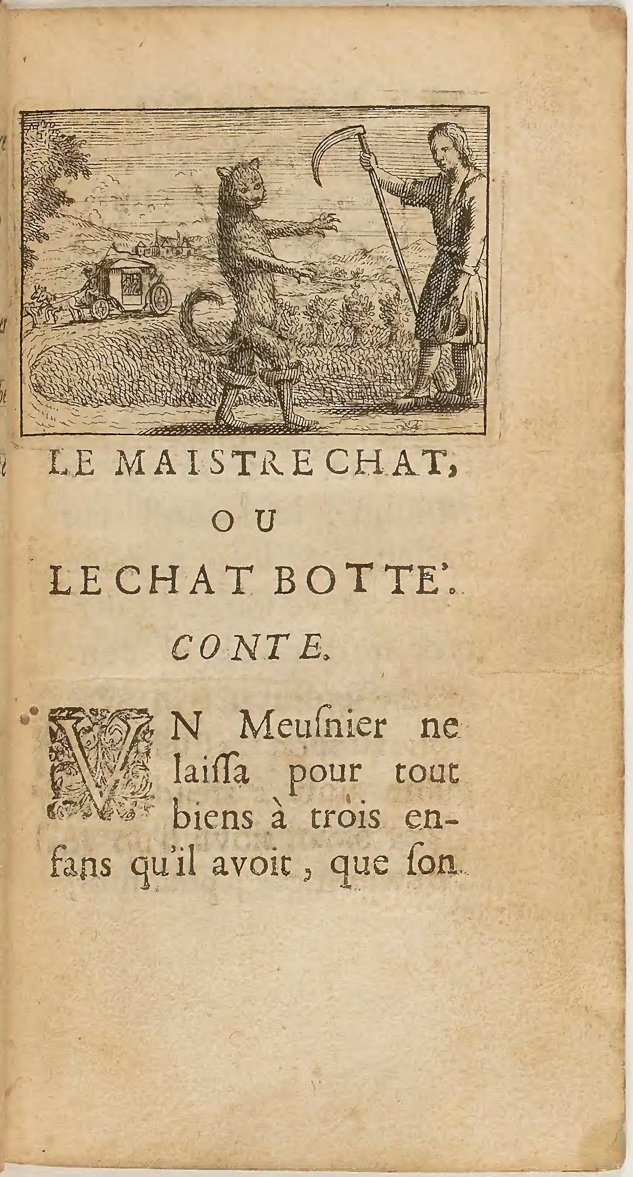 Charles Perrault: Le Maistre Chat (French language, 1697)