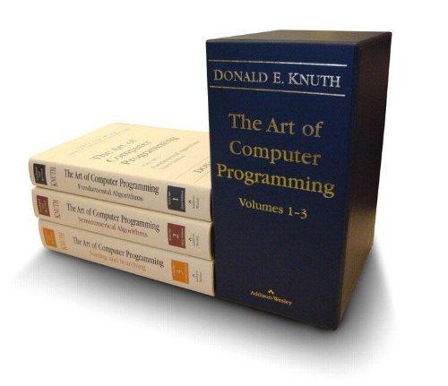 Donald Knuth: The Art of Computer Programming, Volumes 1-3 Boxed Set (1998)