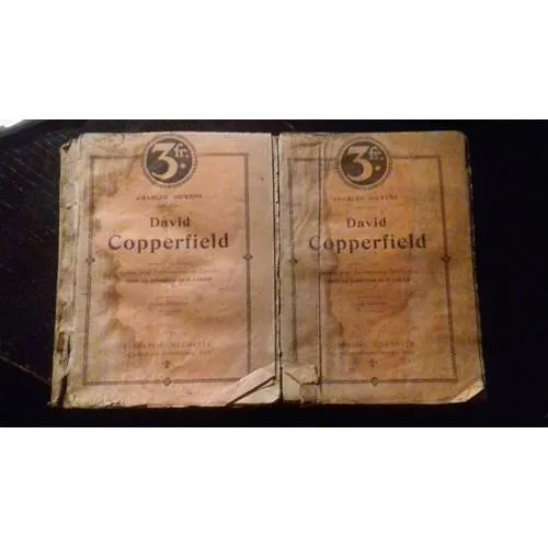 Charles Dickens: David Copperfield en 2 tomes (French language, 1920)