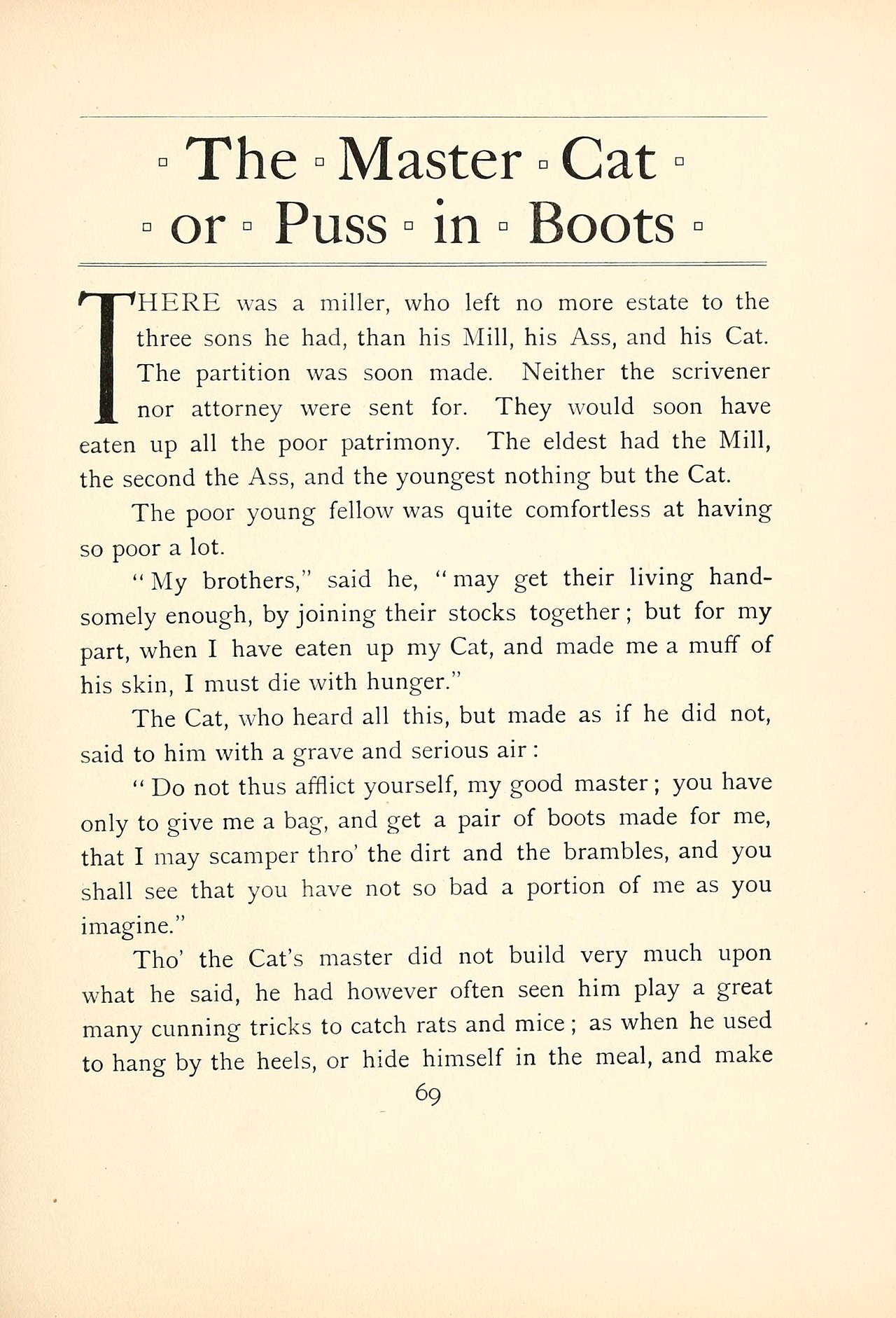 Charles Perrault: The Master Cat (1922, George G. Harrap and Co.)