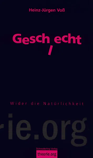 Heinz-Jürgen Voß: Geschlecht (German language, 2018)