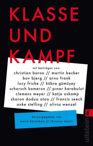 Christian Baron, Maria Barankow: Klasse und Kampf (German language, 2022)