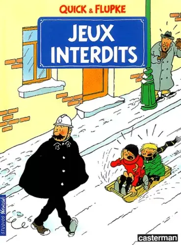 Hergé: Jeux interdits (French language, 1985, Casterman)