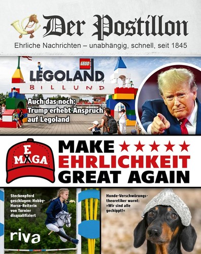 Stefan Sichermann: Der Postillon: MEGA: Make Ehrlichkeit Great Again (Paperback, German language, 2025, Riva)