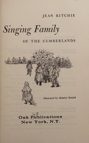 Jean Ritchie: Singing family of the Cumberlands. (1955, Oxford University Press)