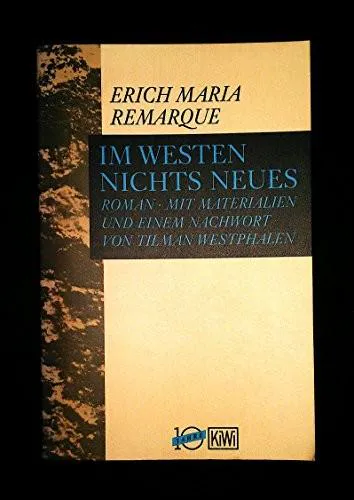 Erich Maria Remarque: Im Westen nichts Neues (German language, 1992, Kiepenheuer & Witsch)