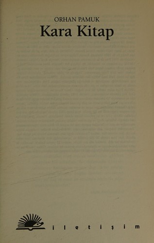 Kara Kitap. (Turkish language, 1999, Iletisim, Iletisim Yayinlari, İletişim)