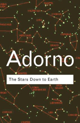 Theodor W. Adorno: The Stars Down to Earth (Paperback, 2001, Routledge)