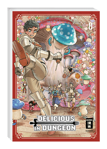 Ryoko Kui: Delicious in Dungeon 08 (Paperback, Deutsch language, Egmont)