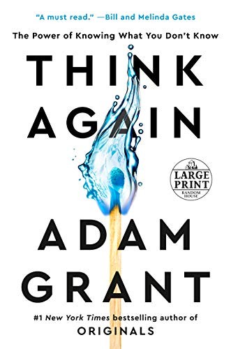Think Again (Paperback, Random House Large Print Publishing, Random House Large Print)