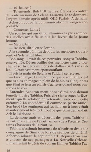 Sherrilyn Kenyon: Prédatrice de la nuit (French language, 2007, J'ai lu)
