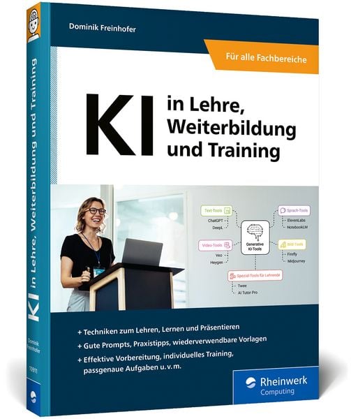 KI in Lehre, Weiterbildung und Training (Paperback, Deutsch language, Rheinwerk Verlag)