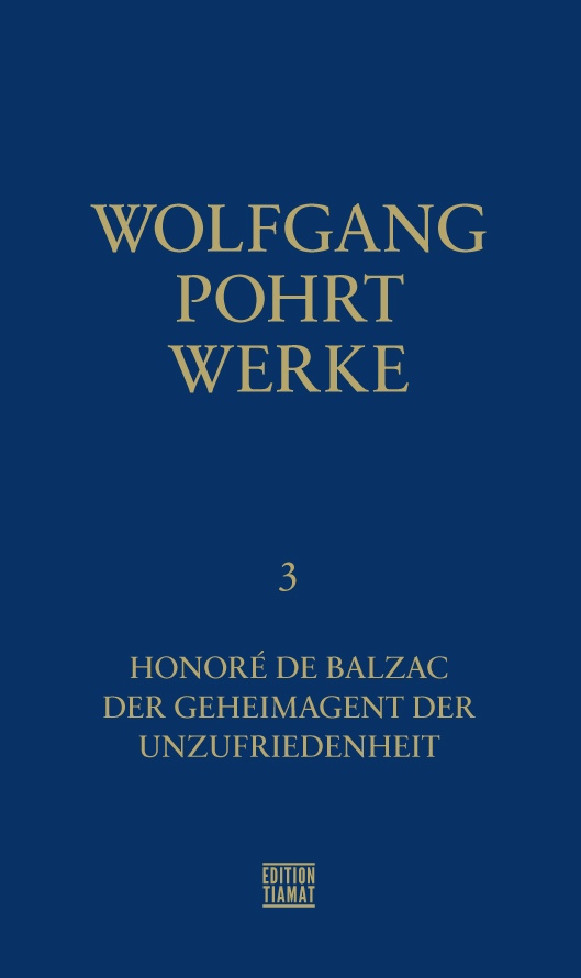 Wolfgang Pohrt: Werke Band 3 (Hardcover, German language, Edition Tiamat)