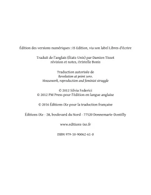 Silvia Federici: Point zéro (French language)