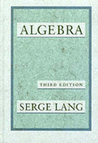 Serge Lang: Algebra (1993)