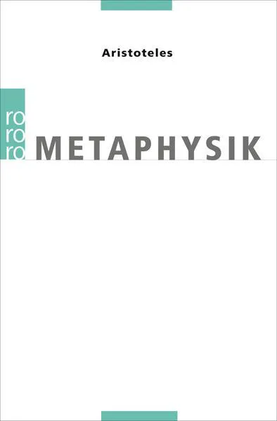 Aristotle: Metaphysik (German language, 1994)