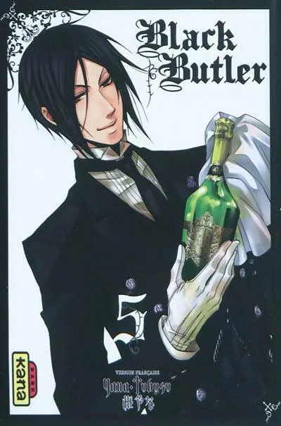 Yana Toboso: Black Butler 5 (French language, 2010, Kana)