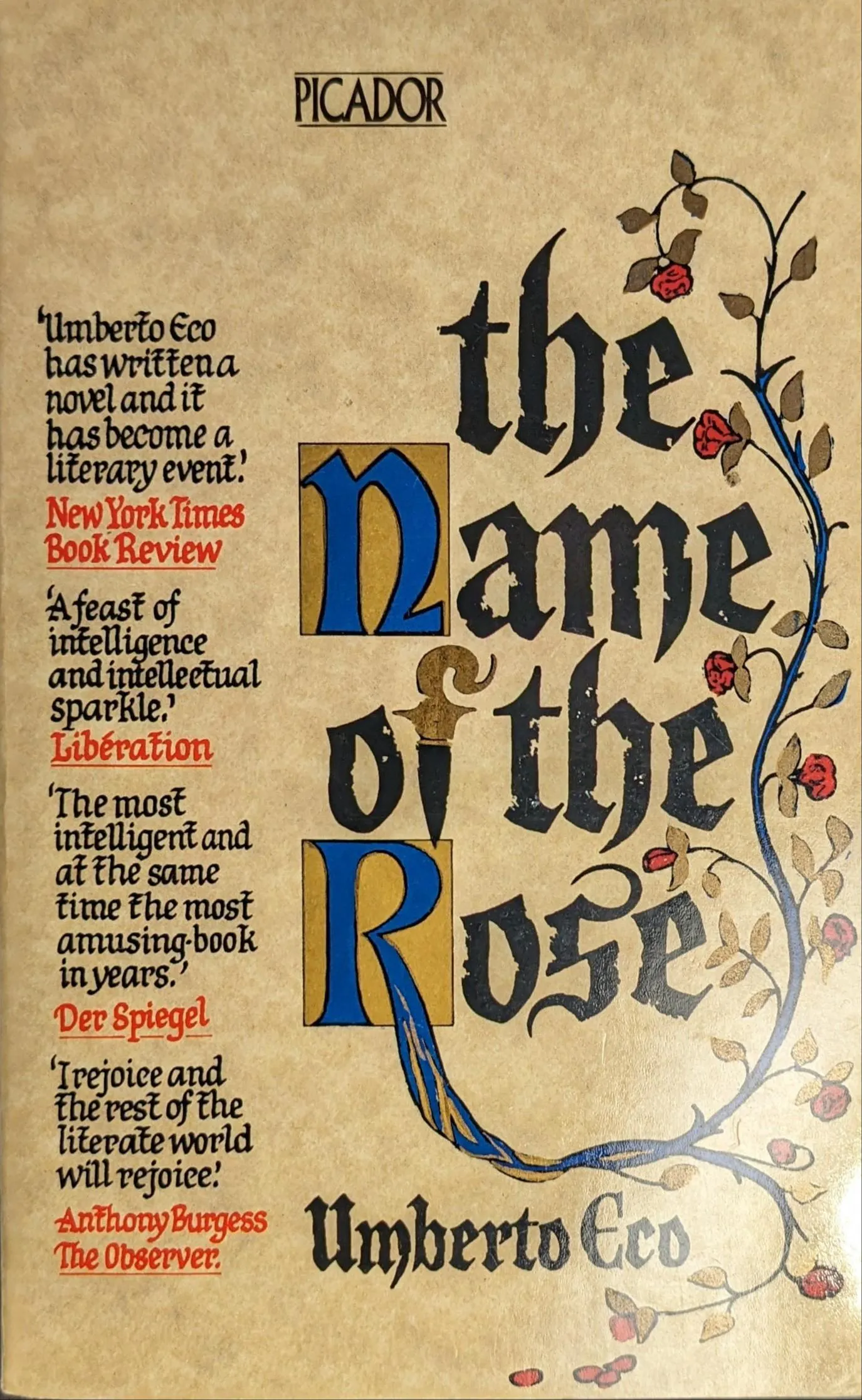 Umberto Eco: The Name of the Rose (Paperback, 1986, PICADOR)