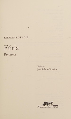 Salman Rushdie: Fúria (Portuguese language, 2003, Companhia das Letras)
