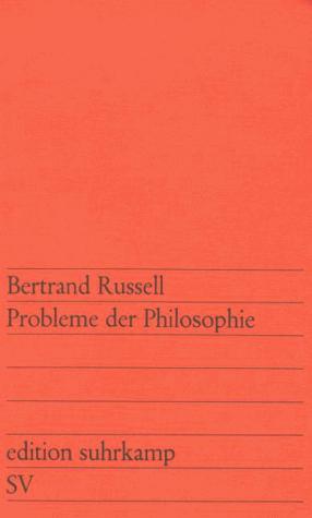 Bertrand Russell: Probleme der Philosophie. (Paperback, Suhrkamp)