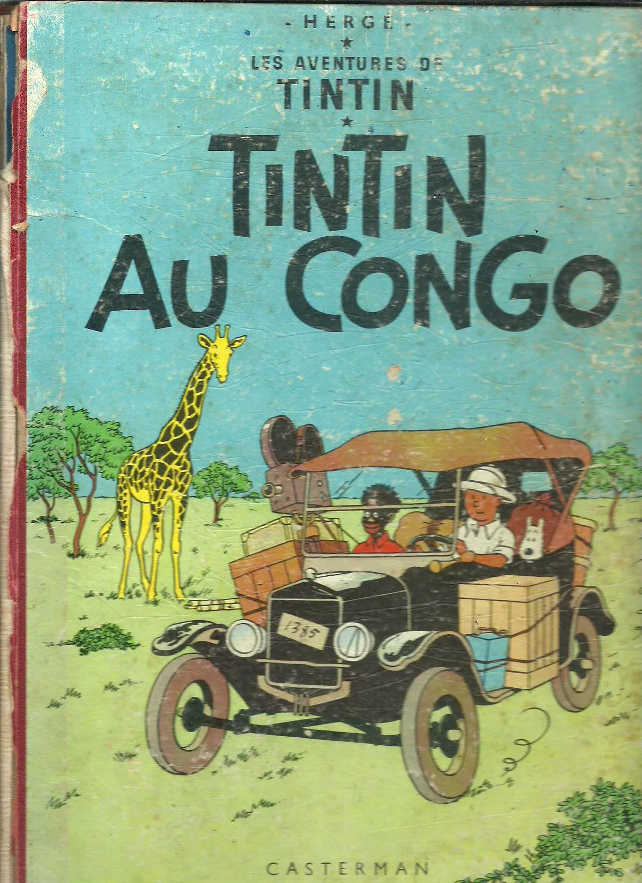 Hergé: Tintin au Congo (French language, 1947, Casterman)