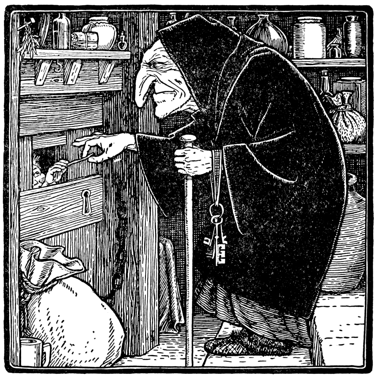 Brothers Grimm, Wilhelm Grimm, Jacob Grimm: Johnnie And Grizzle (1895, G. P. Putnam's Sons)