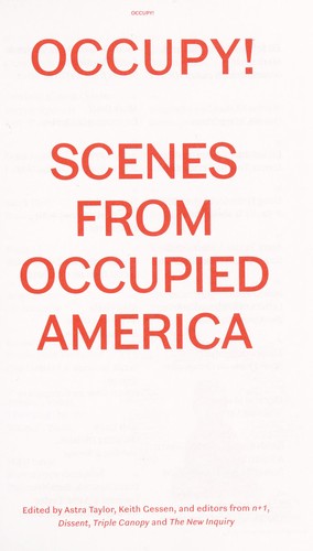 Astra Taylor: Occupy! (2011, Verso)