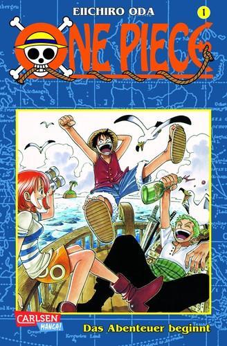 Eiichiro Oda: ONE PIECE 1 (German language, 2001, Carlsen Verlag)