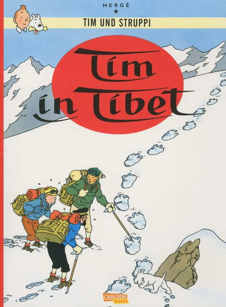 Hergé: Tim in Tibet (German language, 2003, Carlsen Verlag)