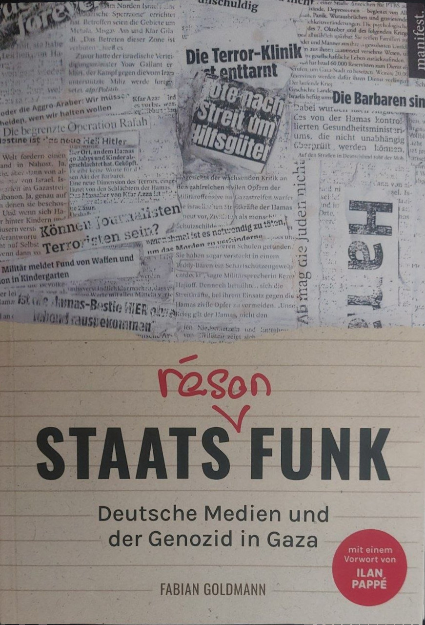 Fabian Goldmann: Staatsräsonfunk (Hardcover, Deutsch language, 2026, Manifest Verlag)