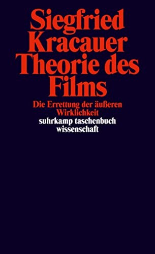Siegfried Kracauer: Theorie des Films (German language, 1985, Suhrkamp, Suhrkamp Verlag AG)