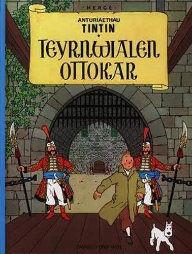 Hergé: Teyrnwialen Ottokar (Welsh language, 1980)