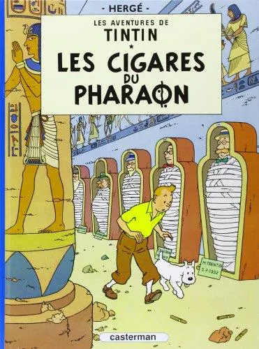 Hergé: Les cigares du pharaon (French language, 1983, Casterman)